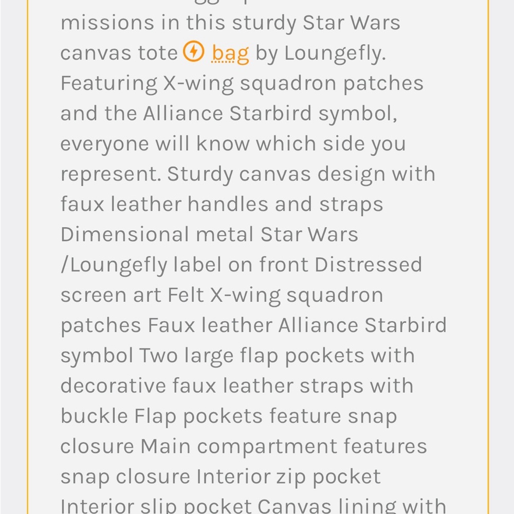 Loungefly Star Wars Rebel Olive Green Canvas Backpack with Brown Accents - Picture 12 of 13